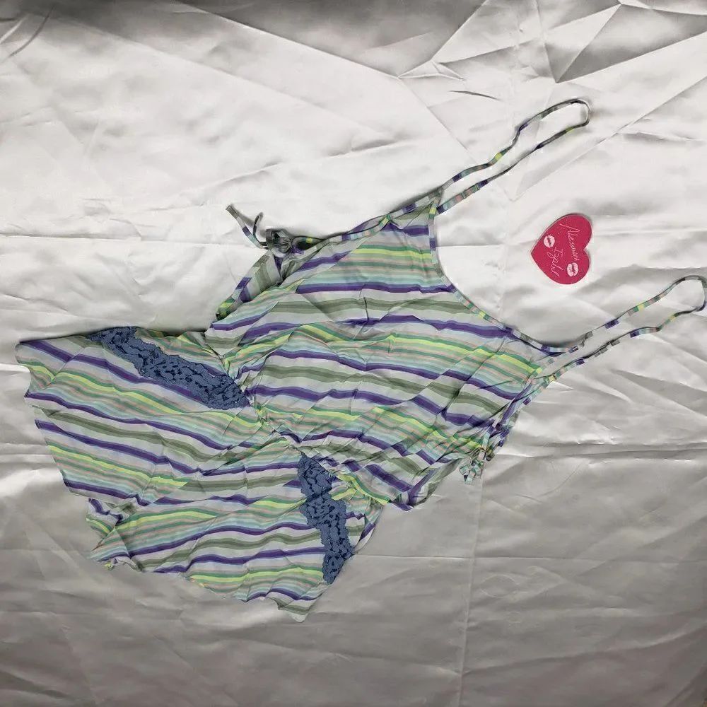 Victoria's Secret Multicolor Striped Romper XS